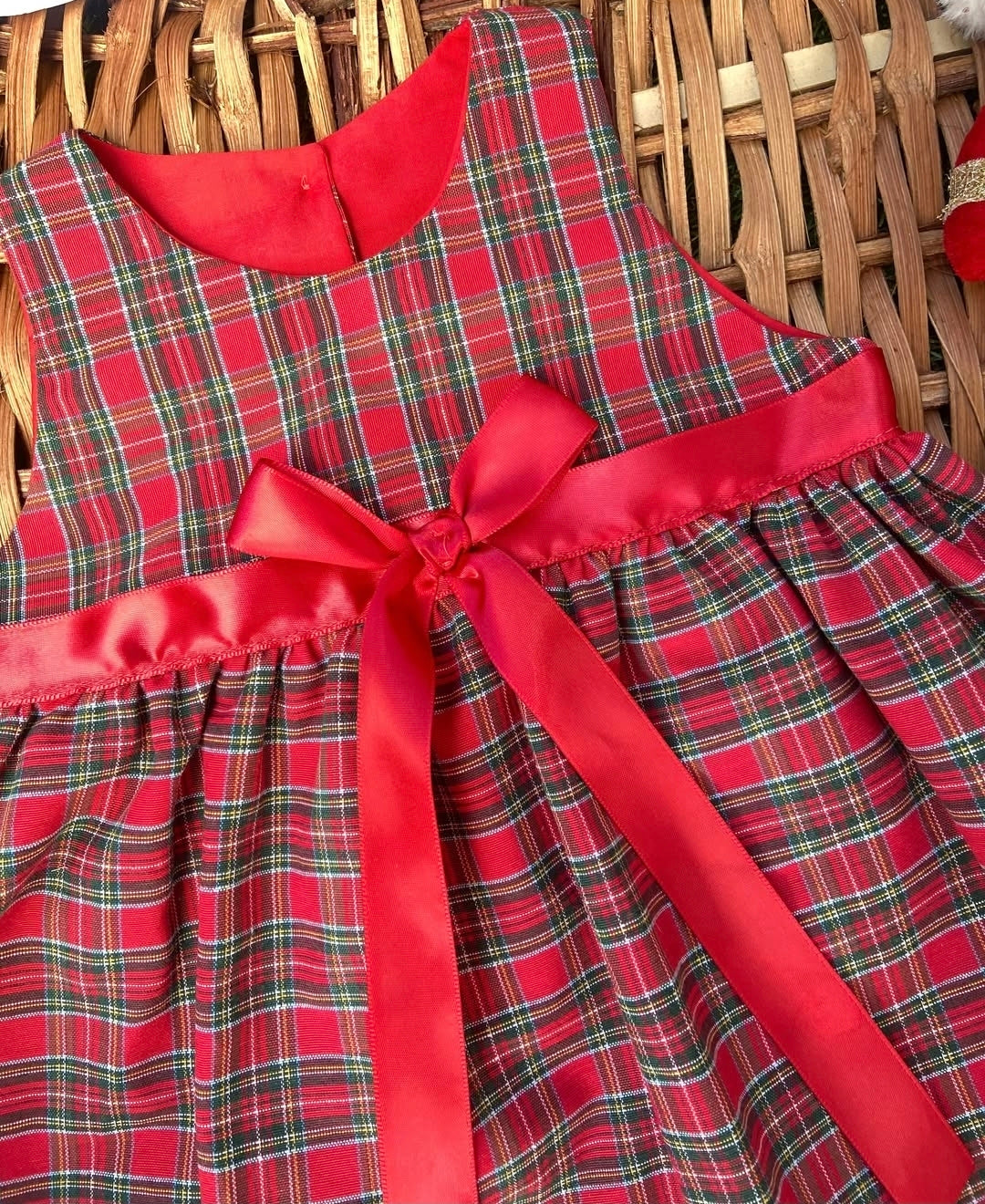 Vestido tela escocés