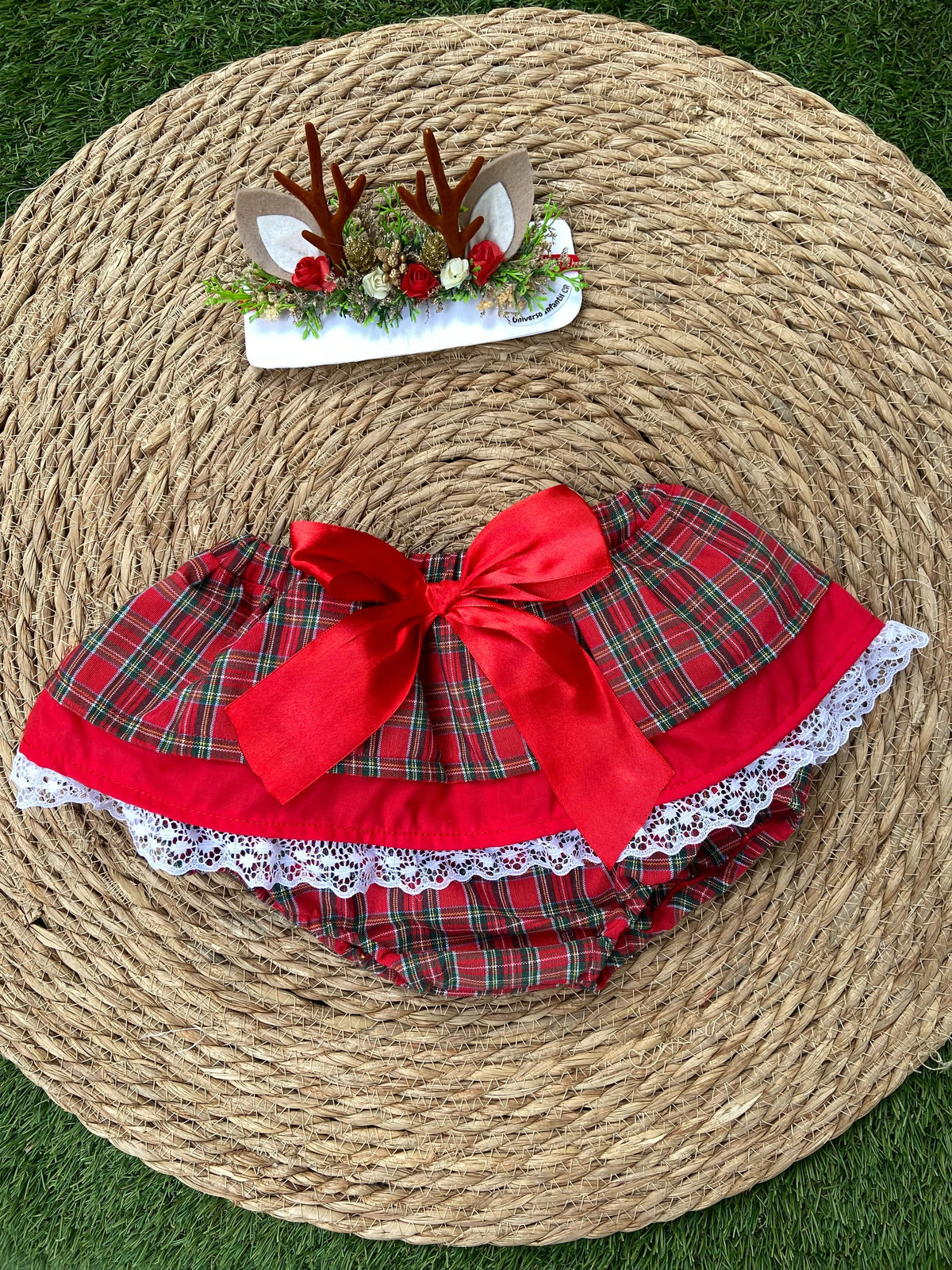 Cubre pañal navideño