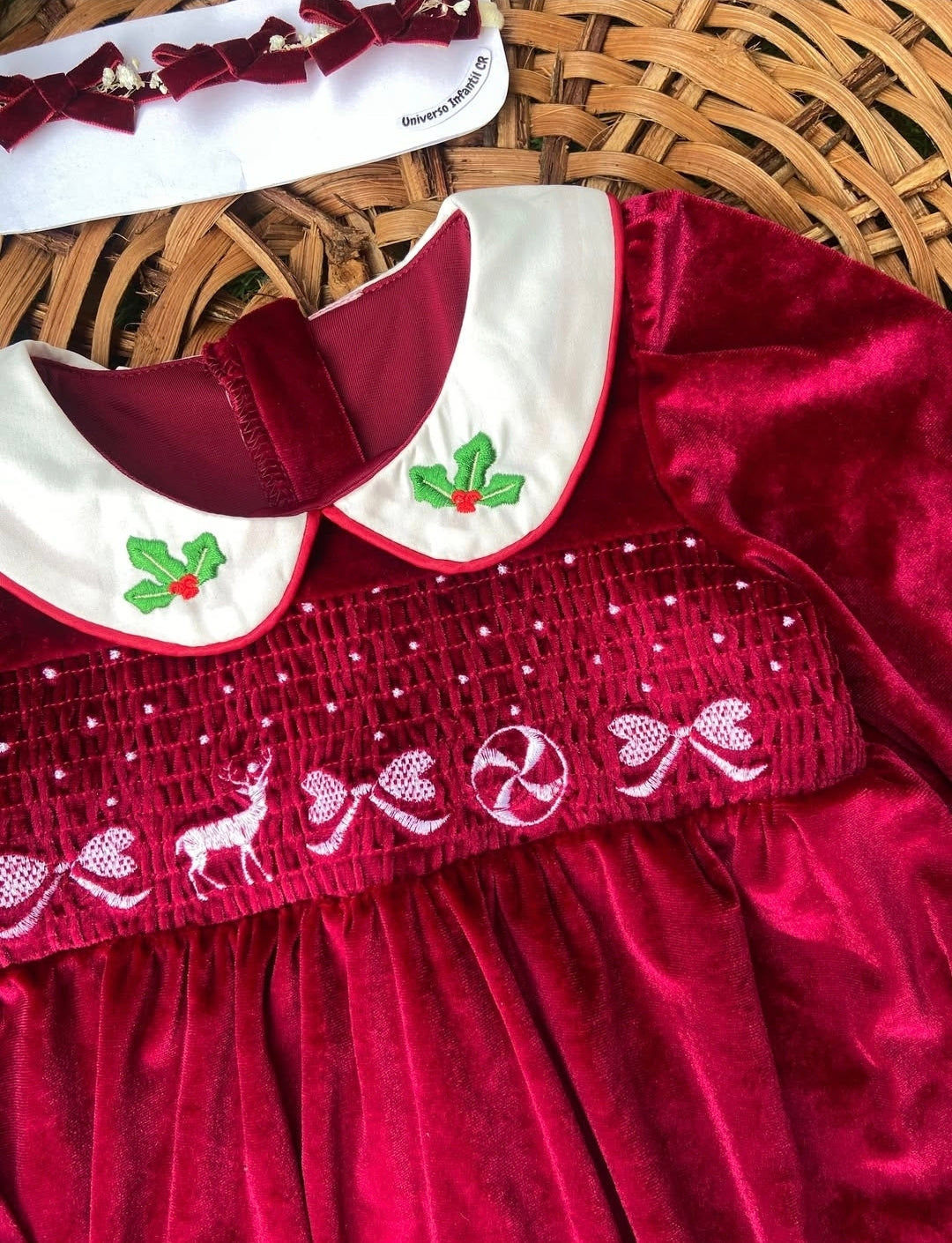 Vestido navideño velvet