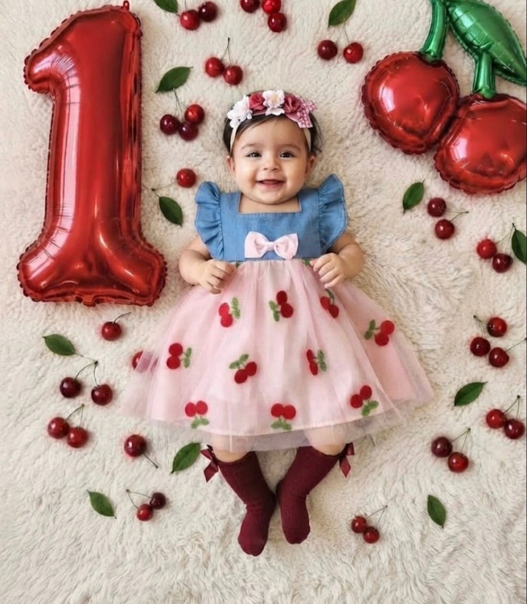 Vestido cerezas
