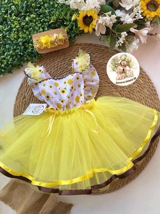 Vestido abejitas