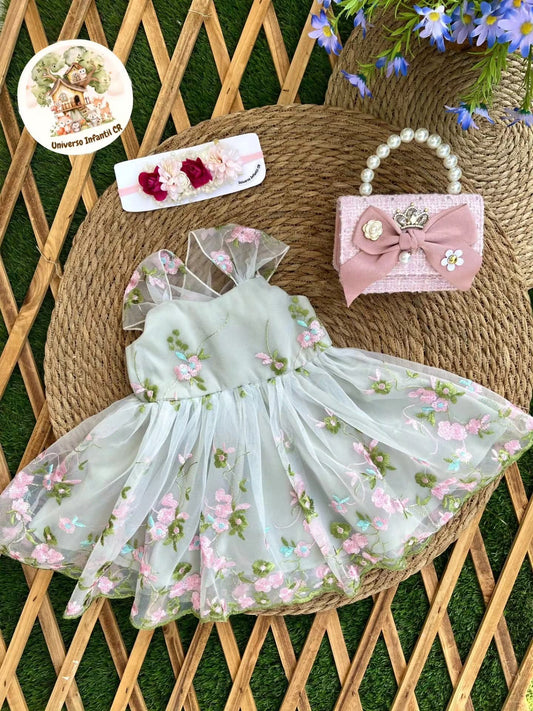 Vestido jardín encantado