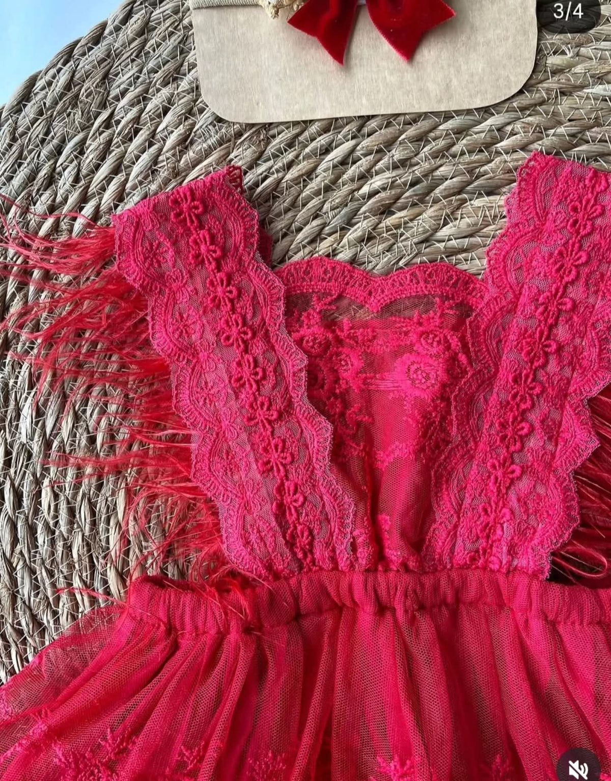 Mameluco plumitas rojo