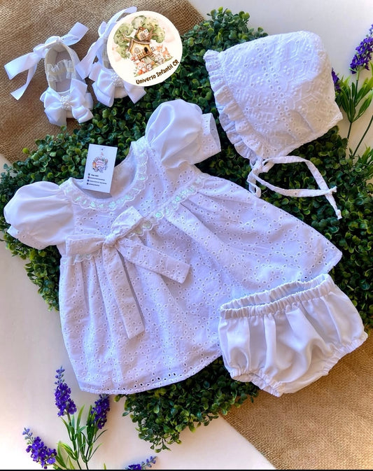 Vestido- cubrepañal- gorro