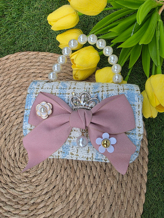 Bolso celeste