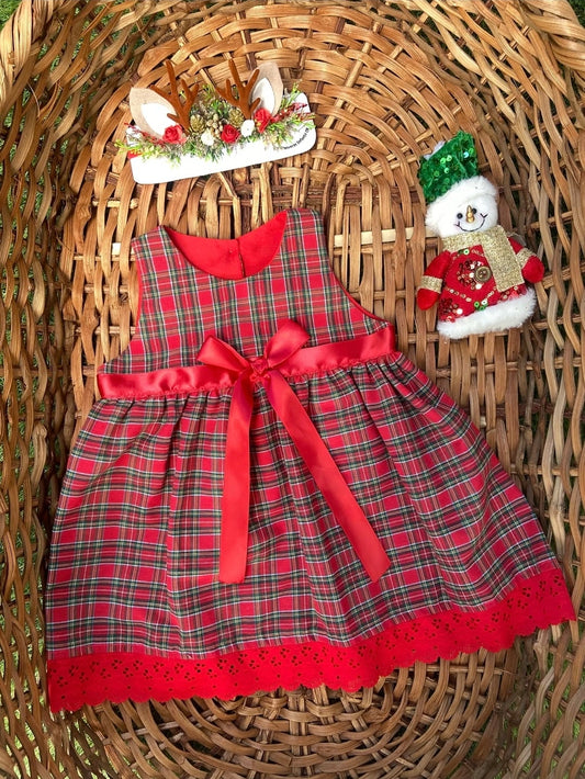 Vestido tela escocés