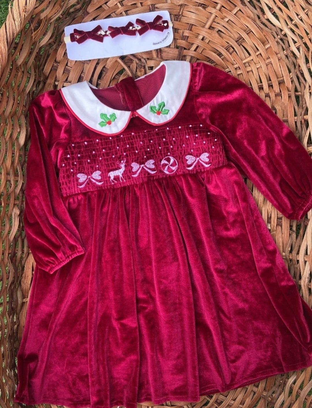 Vestido navideño velvet